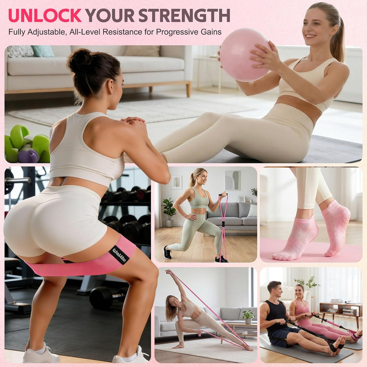 ZerofiteAll-in-One Pilates & Resistance Workout Set